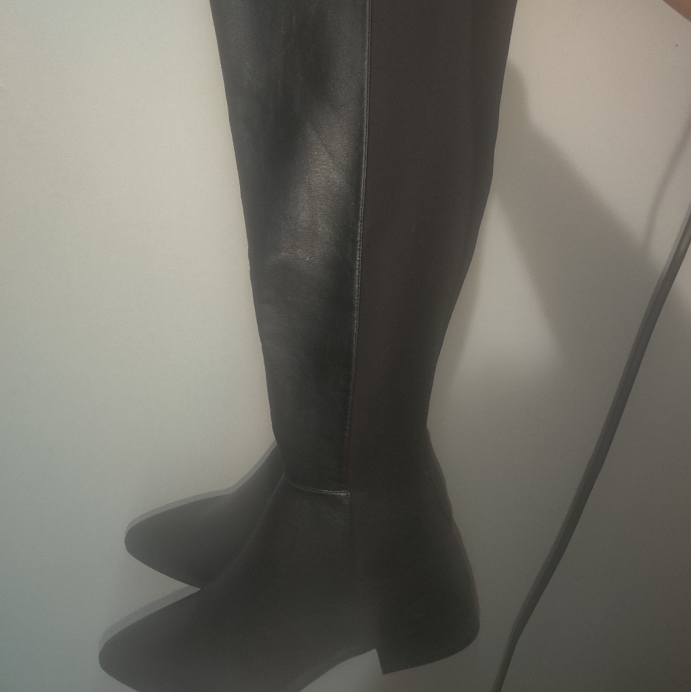 Black Knee high boots size 10